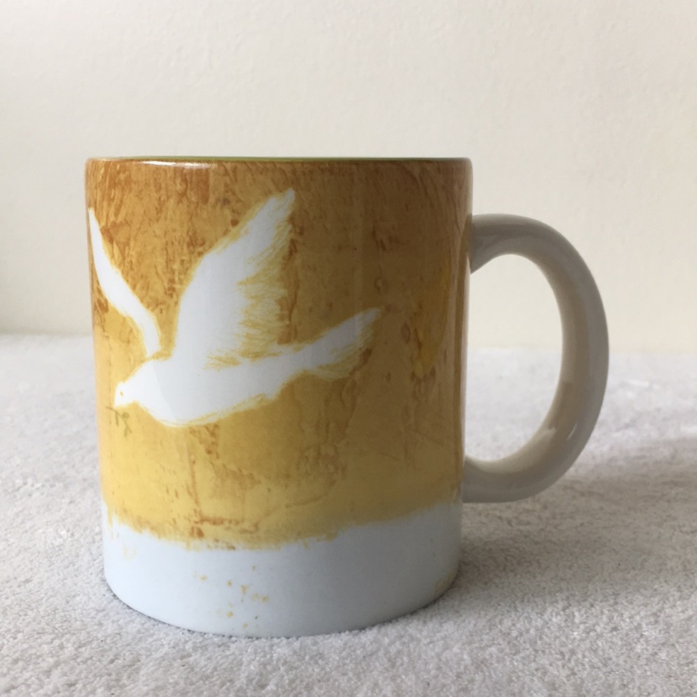 🎈SOLD🎈Flavia single mug coffee cup peace print
